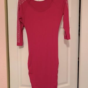 Fuschia pink dress